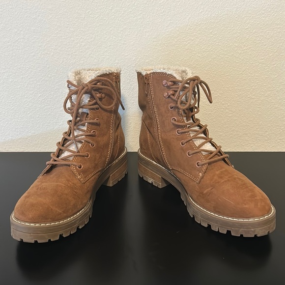 Universal Thread Shoes - Universal Thread Sherpa Lace-Up Boots